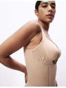 Marks & Spencer Průsvitné pruhované zpevňující body Wear Your Own Bra Body Marks & Spencer béžová