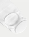 Marks & Spencer Bavlněné nízké ponožky Trainer liner, sada 4 párů Marks & Spencer bílá