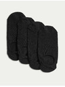 Marks & Spencer Sada čtyř párů černých dámských nízkých ponožek Marks & Spencer Trainer liner