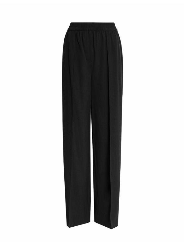 Marks & Spencer Černé dámské široké kalhoty Marks & Spencer