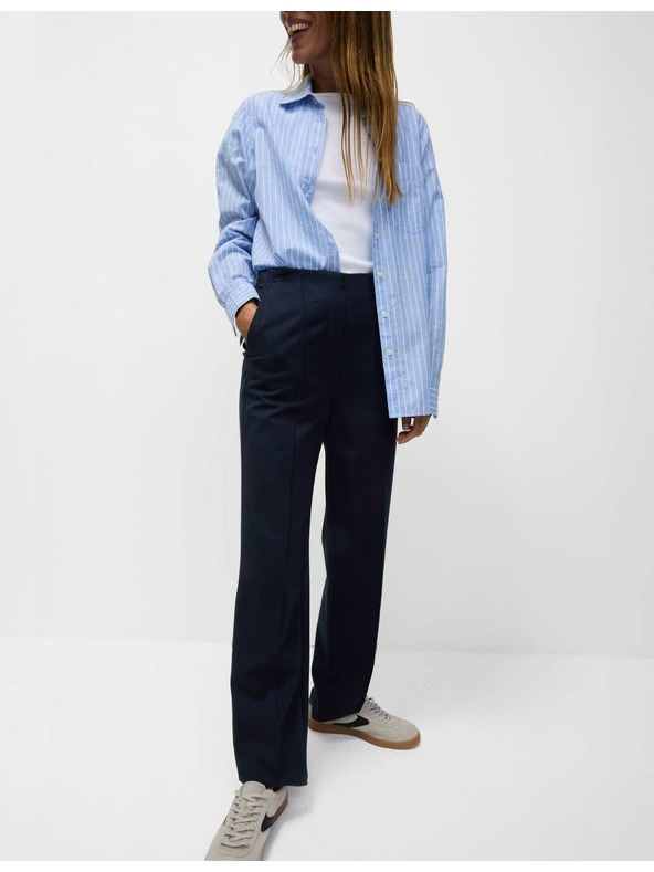 Marks & Spencer Tmavě modré dámské kalhoty Marks & Spencer