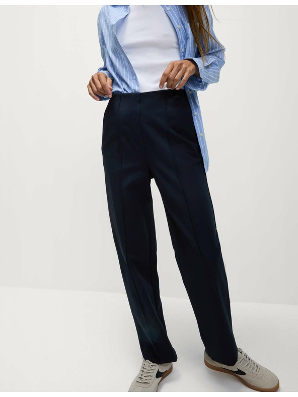 Marks & Spencer Tmavě modré dámské kalhoty Marks & Spencer