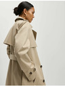 Marks & Spencer Béžový dámský dlouhý trenčkot s páskem Marks & Spencer