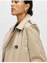 Marks & Spencer Béžový dámský dlouhý trenčkot s páskem Marks & Spencer