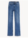 Marks & Spencer Modré dámské bootcut džíny Marks & Spencer