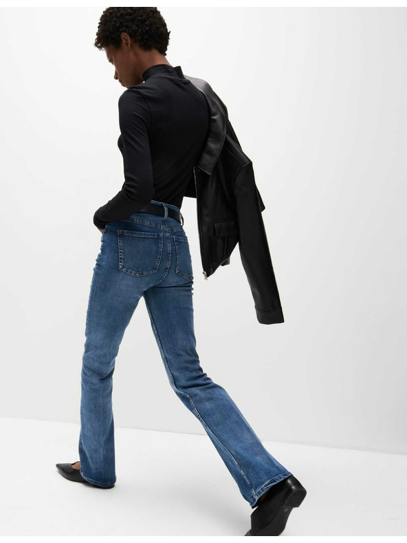 Marks & Spencer Modré dámské bootcut džíny Marks & Spencer