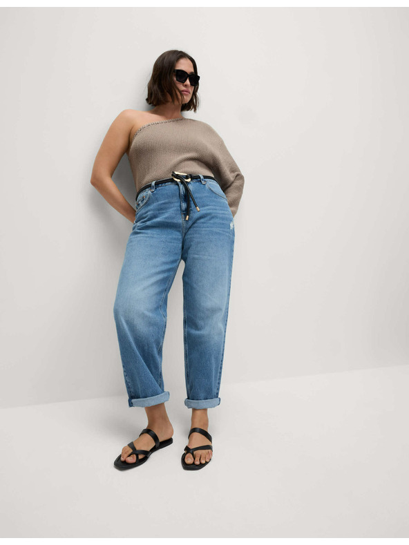 Marks & Spencer Modré dámské boyfriend džíny Marks & Spencer