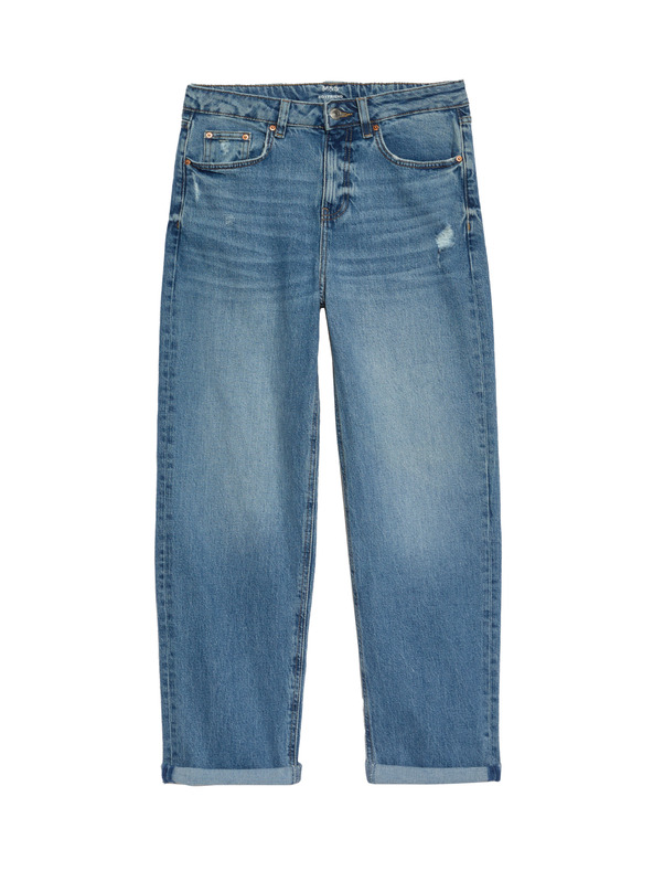 Marks & Spencer Modré dámské boyfriend džíny Marks & Spencer