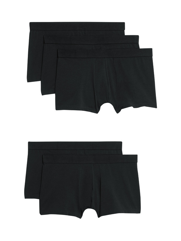 Marks & Spencer Sada pěti pánských boxerek v černé barvě Marks & Spencer
