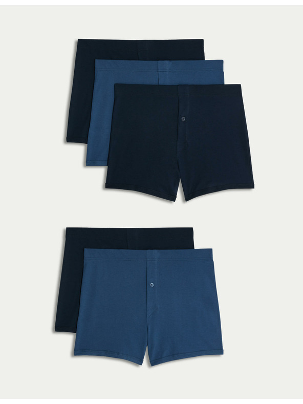 Marks & Spencer Bavlněné trenýrky Essential, 5 ks Marks & Spencer