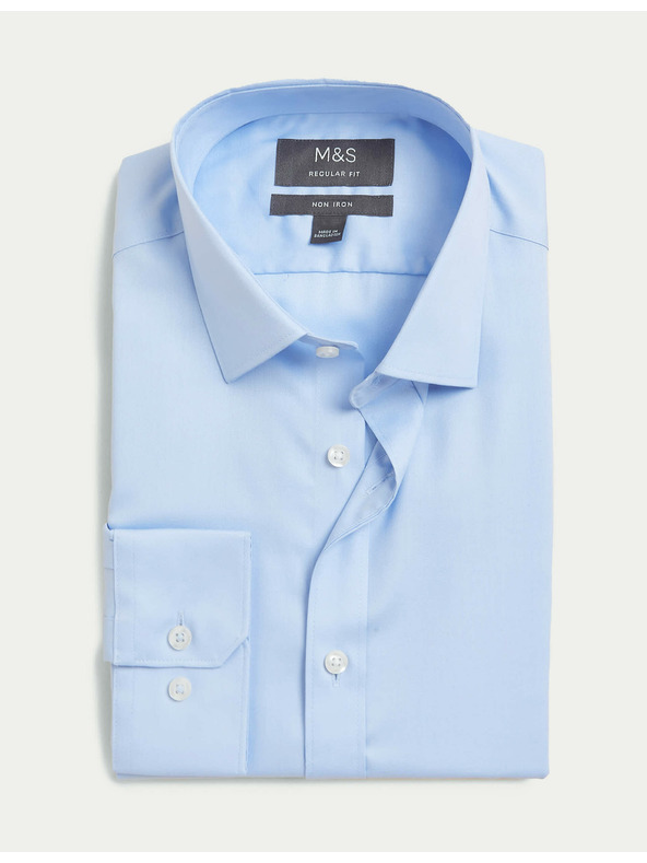 Marks & Spencer Světle modrá pánská košile Marks & Spencer