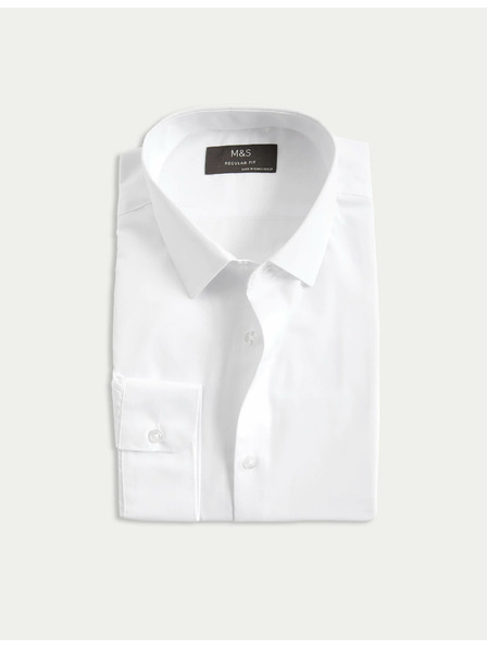 Marks & Spencer Košile normálního střihu, snadné žehlení Marks & Spencer bílá