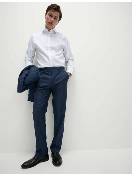 Marks & Spencer Texturovaná košile normálního střihu z čisté bavlny s nežehlivou úpravou Marks & Spencer bílá