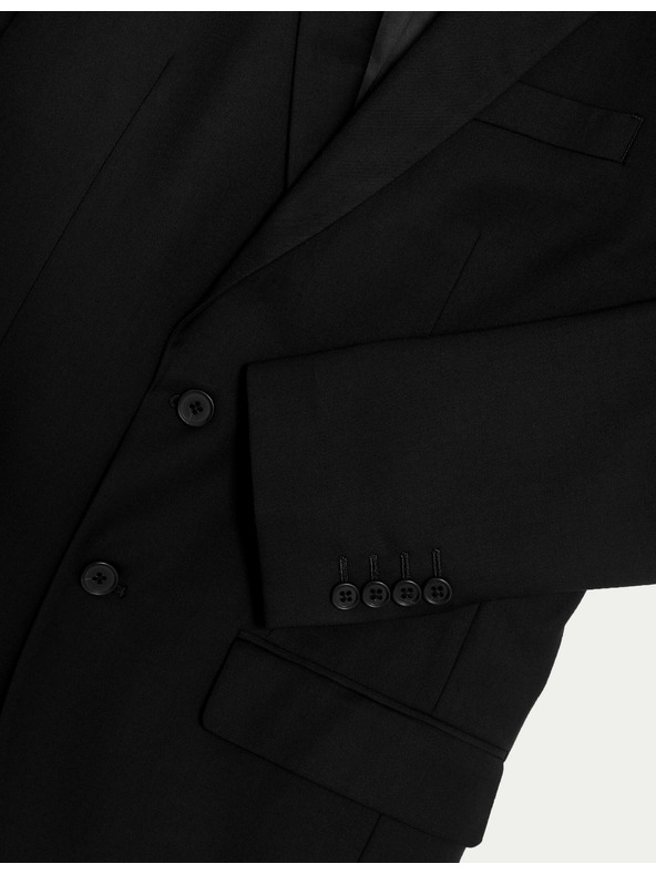 Marks & Spencer Černé pánské oblekové slim fit sako Marks & Spencer