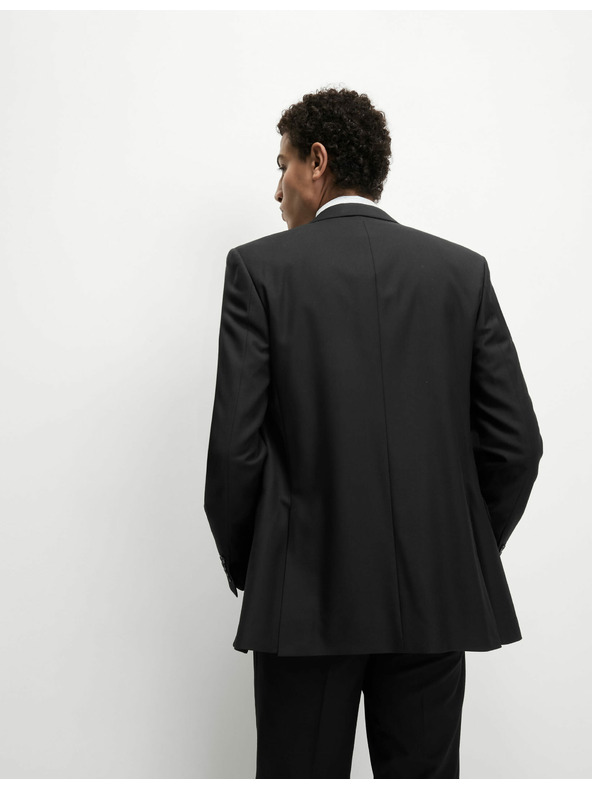 Marks & Spencer Černé pánské oblekové slim fit sako Marks & Spencer