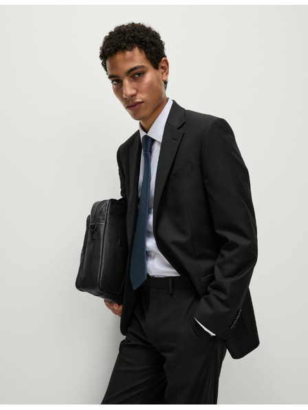 Marks & Spencer Černé pánské oblekové sako Marks & Spencer