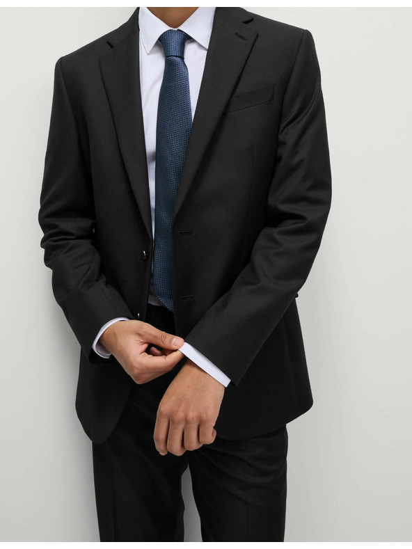 Marks & Spencer Černé pánské oblekové sako Marks & Spencer