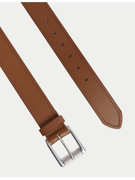 Marks & Spencer Kožený opasek s ozdobným prošíváním Marks & Spencer