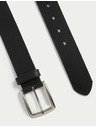 Marks & Spencer Černý pánský kožený pásek Marks & Spencer