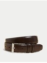 Marks & Spencer Kožený elegantní opasek Marks & Spencer hnědá