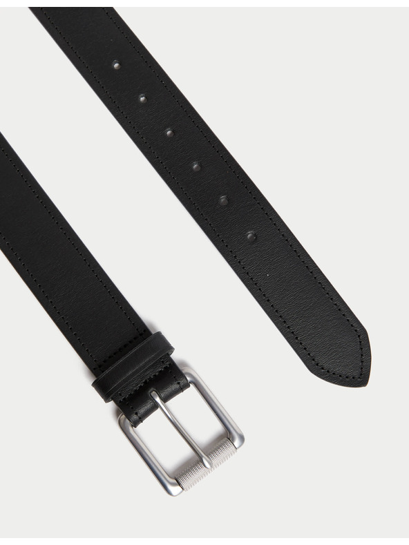 Marks & Spencer Kožený opasek s ozdobným prošíváním Marks & Spencer