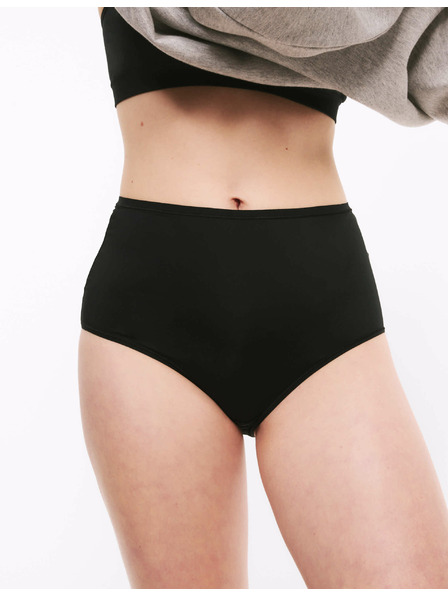 Marks & Spencer Kalhotky do pasu z mikrovlákna, bez viditelného lemu, 5 kusů v balení Marks & Spencer černá