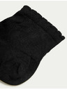 Marks & Spencer 5 párů bezešvých kotníkových ponožek Marks & Spencer černá