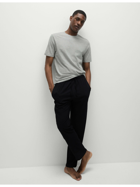 Marks & Spencer Černo-šedé pánské pyžamo Marks & Spencer