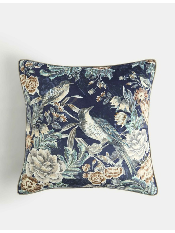 Marks & Spencer Sametový polštář s ptačím motivem Marks & Spencer