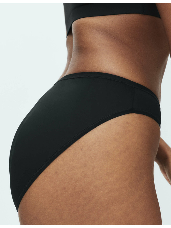 Marks & Spencer Sada 5 ks vysoce střižených kalhotek z mikrovlákna bez viditelných lemů, 5 ks v balení Marks & Spencer černá