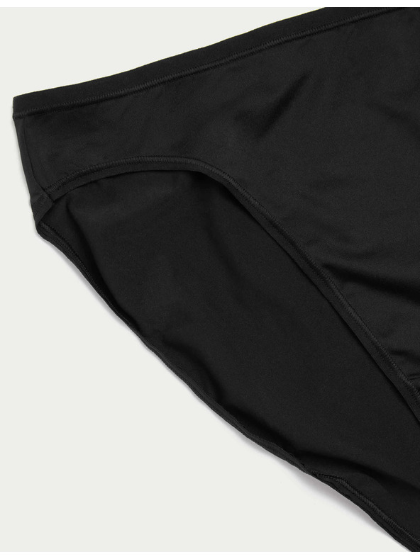 Marks & Spencer Sada 5 ks vysoce střižených kalhotek z mikrovlákna bez viditelných lemů, 5 ks v balení Marks & Spencer černá