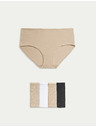 Marks & Spencer Sada pěti dámských kalhotek v béžové, bílé a černé barvě Marks & Spencer