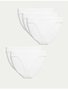 Marks & Spencer Sada pěti dámských kalhotek v bílé barvě Marks & Spencer