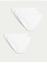 Marks & Spencer Sada pěti dámských kalhotek v bílé barvě Marks & Spencer