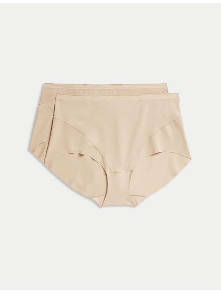 Marks & Spencer Sada dvou béžových dámských kalhotek Marks & Spencer