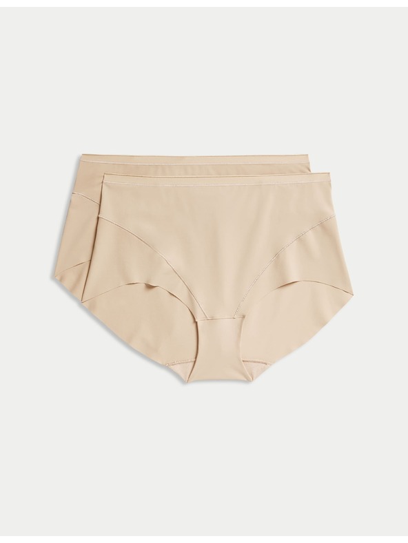 Marks & Spencer Sada dvou béžových dámských kalhotek Marks & Spencer