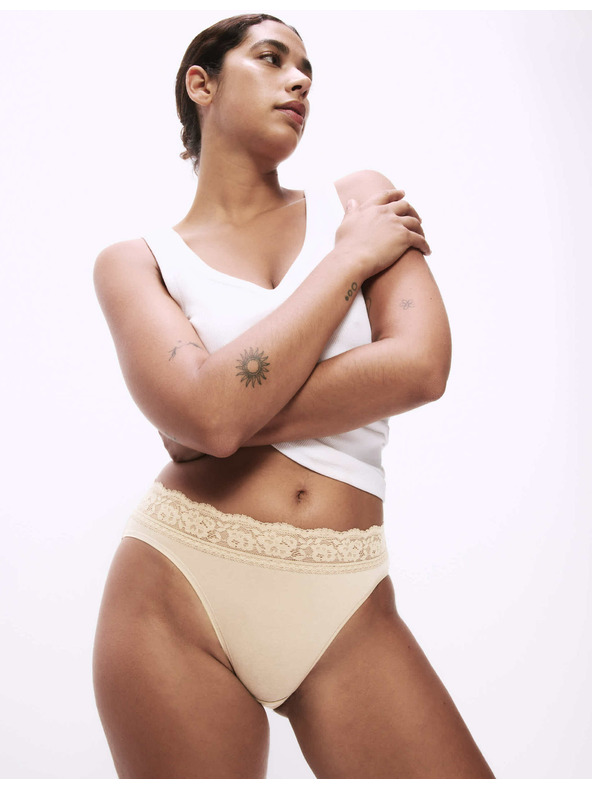 Marks & Spencer Sada pěti dámských kalhotek v béžové barvě Marks & Spencer