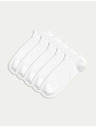 Marks & Spencer 5 párů sportovních ponožek s technologií Cool & Fresh™ Marks & Spencer bílá