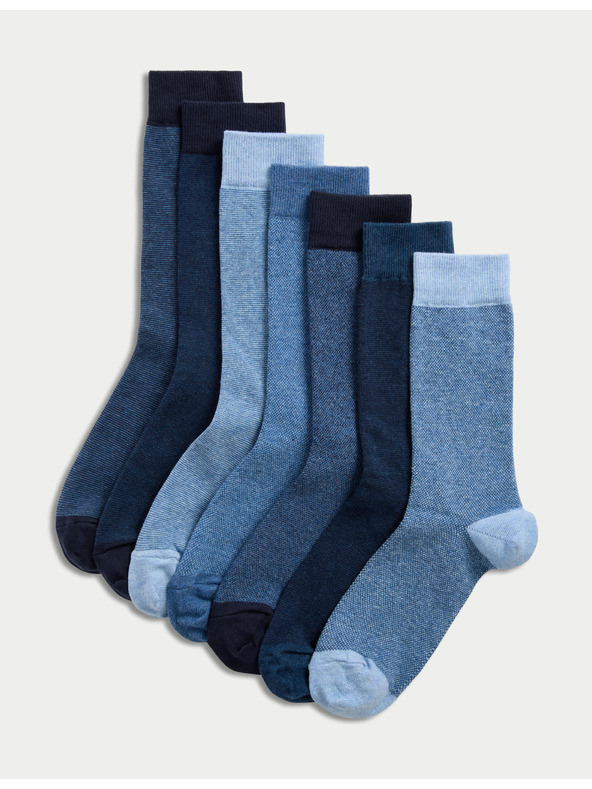 Marks & Spencer Sada sedmi párů pánských ponožek Marks & Spencer