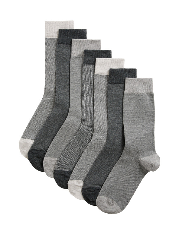 Marks & Spencer Sada sedmi párů pánských ponožek s technologií Cool & Fresh™ Marks & Spencer