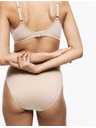 Marks & Spencer Vysoce střižené krajkové kalhotky Amelia, 3 ks v balení Marks & Spencer béžová