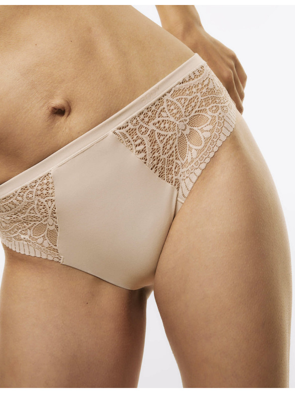 Marks & Spencer Vysoce střižené kalhotky Body Soft™, sada 3 ks Marks & Spencer béžová