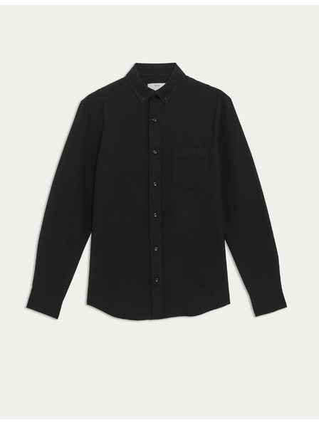 Marks & Spencer Košile Oxford úzkého střihu, z čisté bavlny Marks & Spencer černá