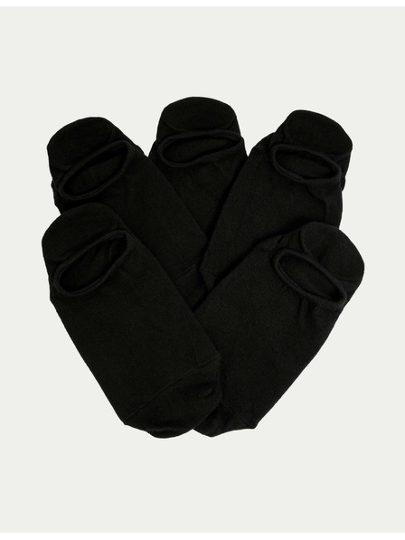 Marks & Spencer Krátké ponožky Trainer Liners™ s technologií Cool & Fresh™, 5 párů v balení Marks & Spencer černá