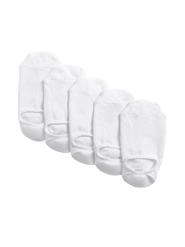 Marks & Spencer Krátké ponožky Trainer Liners™ s technologií Cool & Fresh™, 5 párů v balení Marks & Spencer bílá