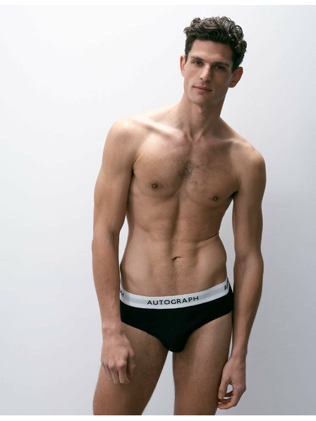 Marks & Spencer Slipy z bavlny Supima® a modalu, 5 ks Marks & Spencer černá