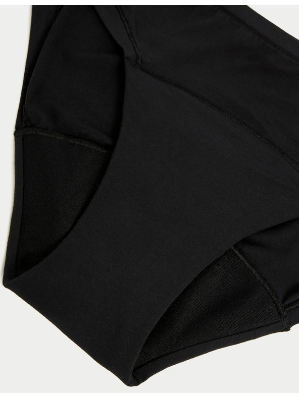 Marks & Spencer Vysoce savé menstruační bikinové kalhotky, 3 ks Marks & Spencer černá