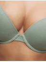 Marks & Spencer Push-up bavlněné podprsenky s kosticemi, 3 ks, vel. A–E Marks & Spencer zelená