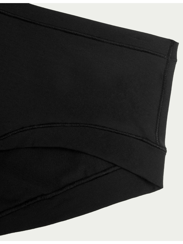 Marks & Spencer Šortkové kalhotky z modalu s nízkým pasem a technologií Flexifit™, 3 ks Marks & Spencer černá