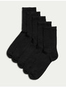 Marks & Spencer 5 párů kotníkových ponožek Sumptuously Soft™ Marks & Spencer černá
